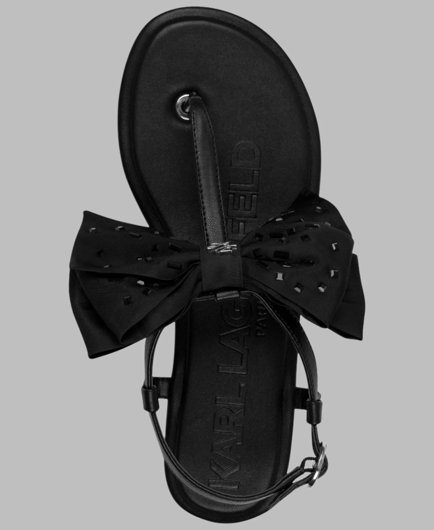 CRISTI BOW FLAT THONG SANDAL - Image 3