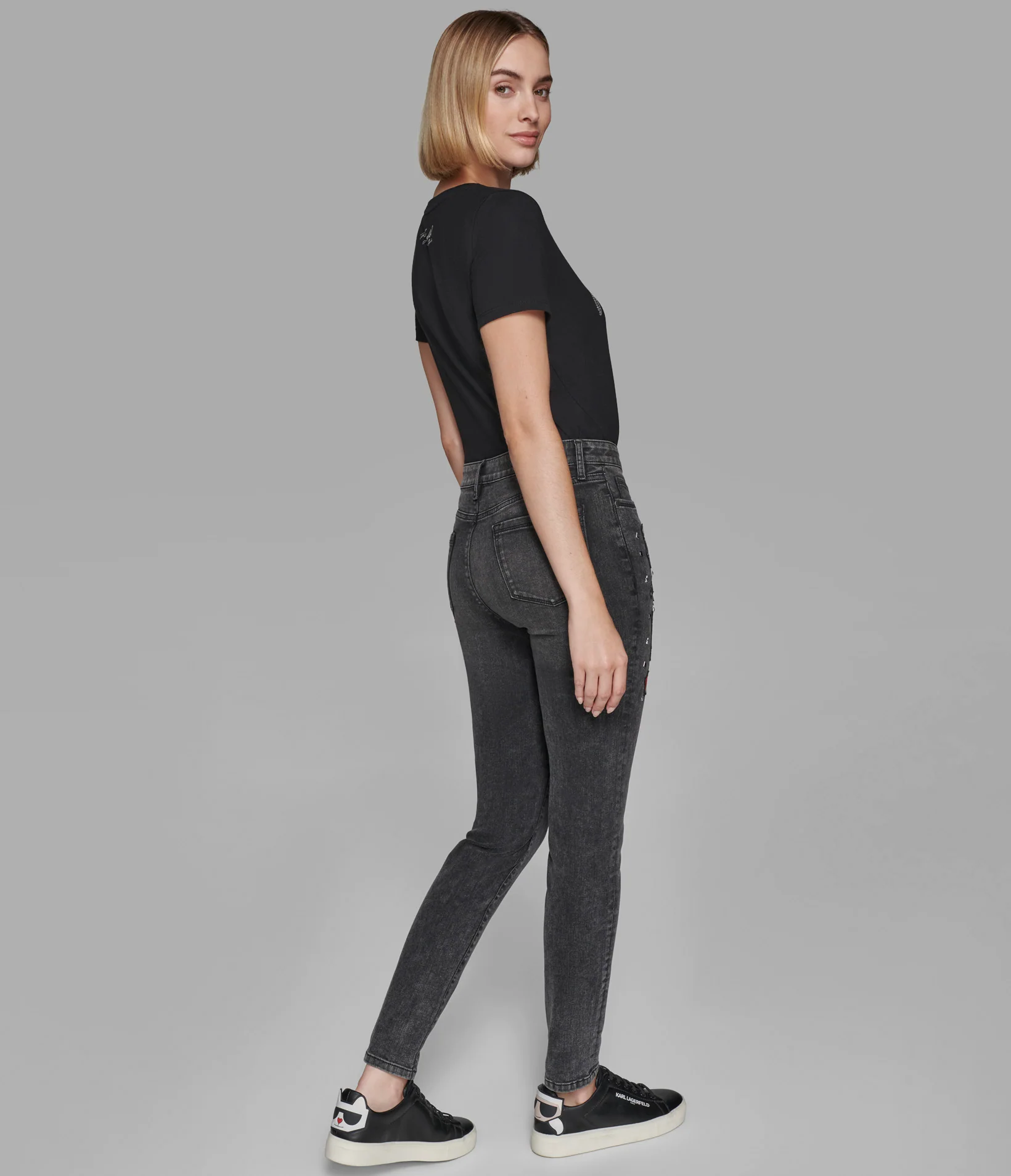 WHIMSY PATCH GREY WASH JEANS - Image 5