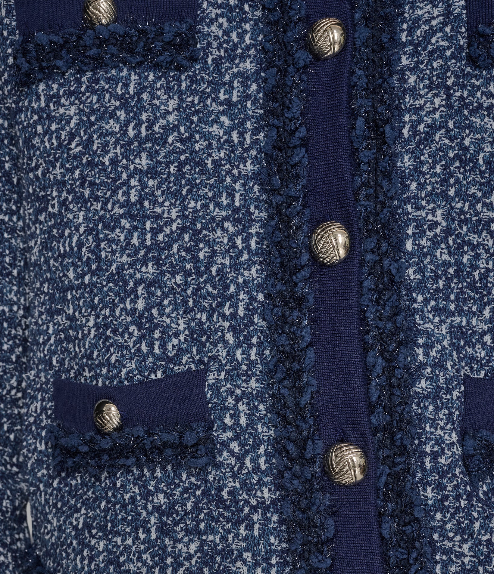 DENIM TWEED CARDIGAN - Image 6