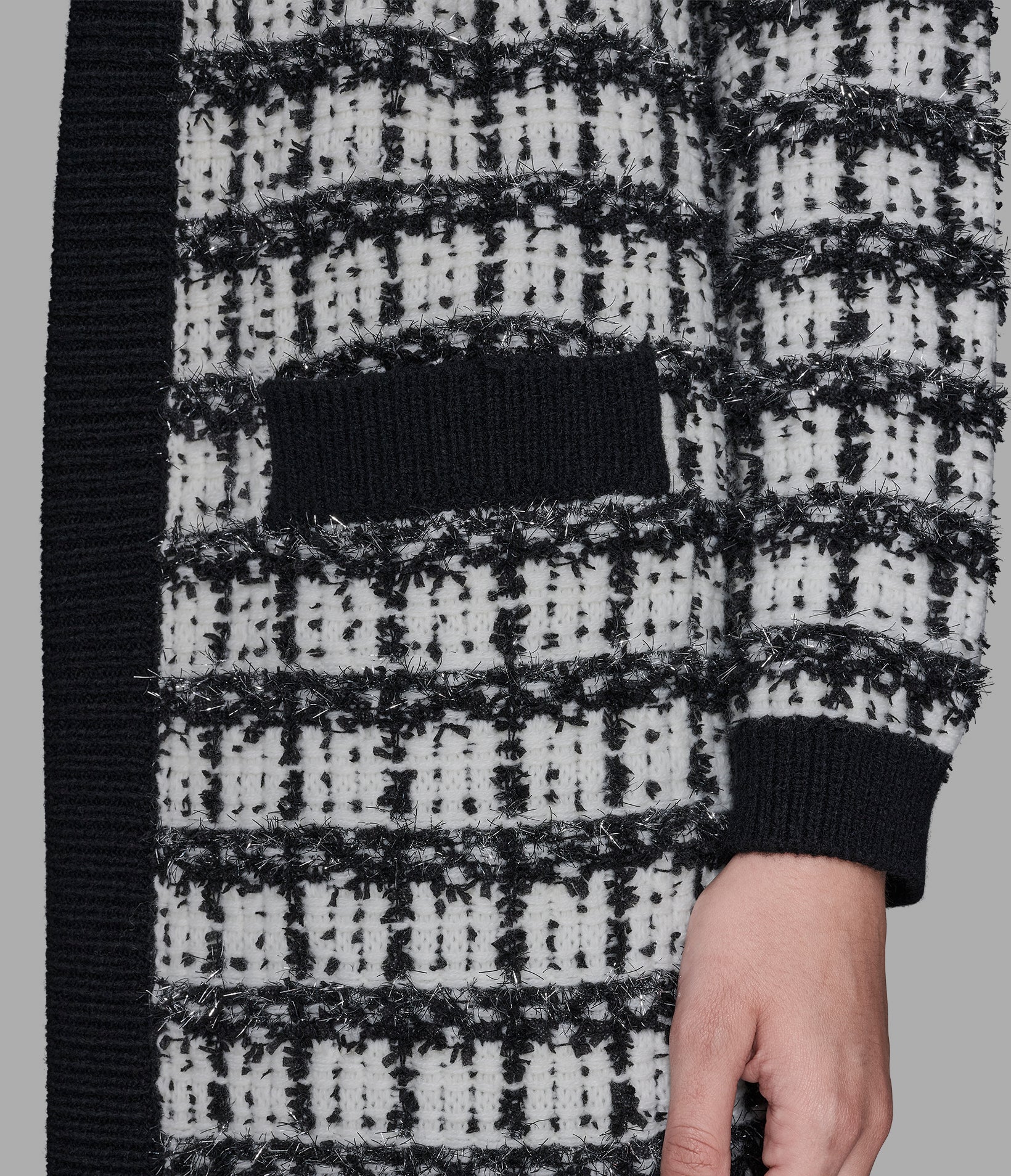 TWEED DUSTER CARDIGAN - Image 3