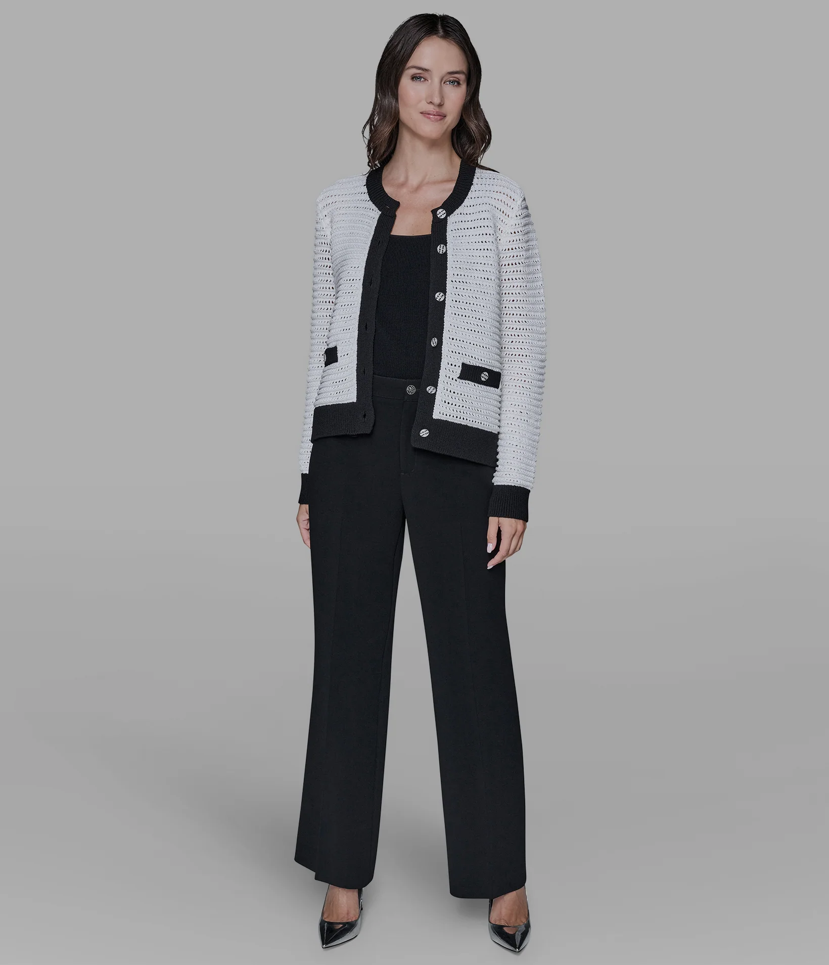CROCHET KNIT CARDIGAN - Image 4
