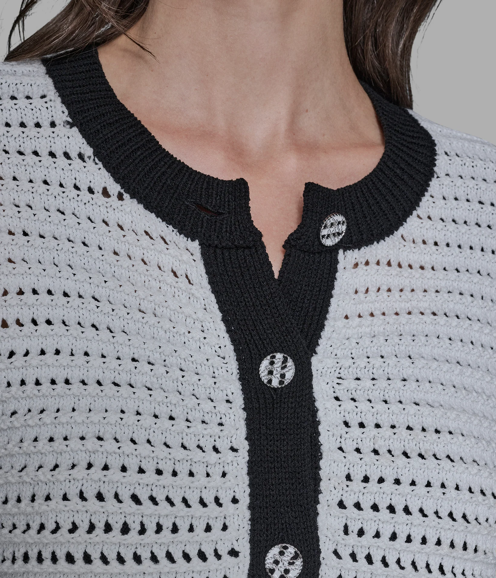 CROCHET KNIT CARDIGAN - Image 6