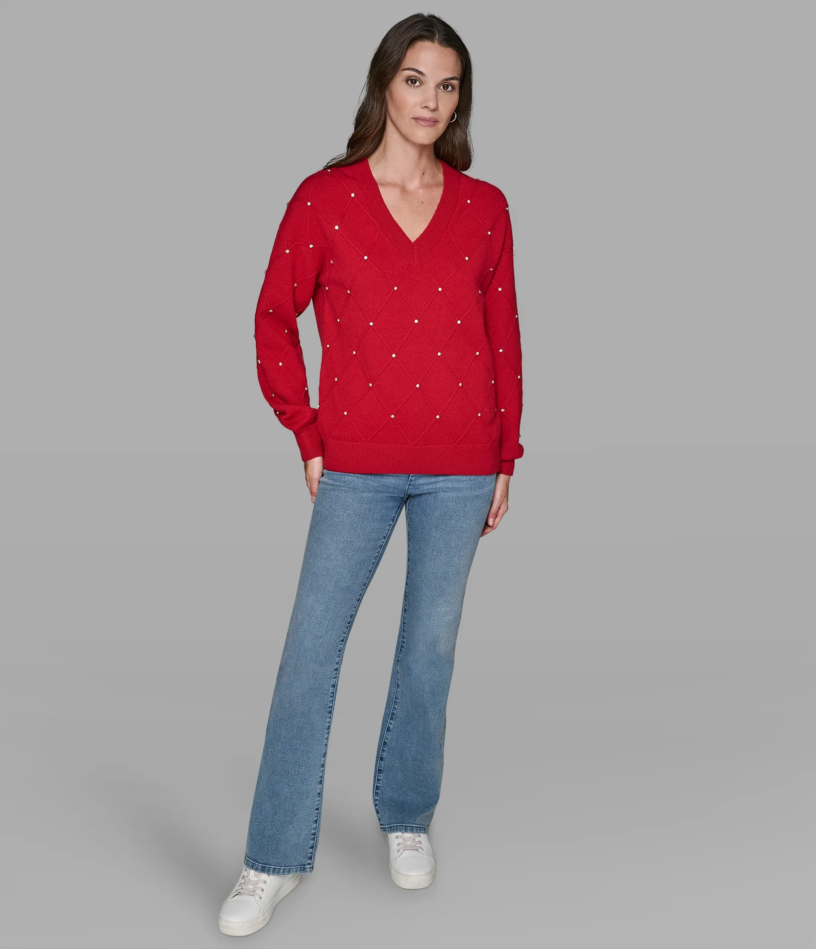 PEARL V-NECK SWEATER - Image 4
