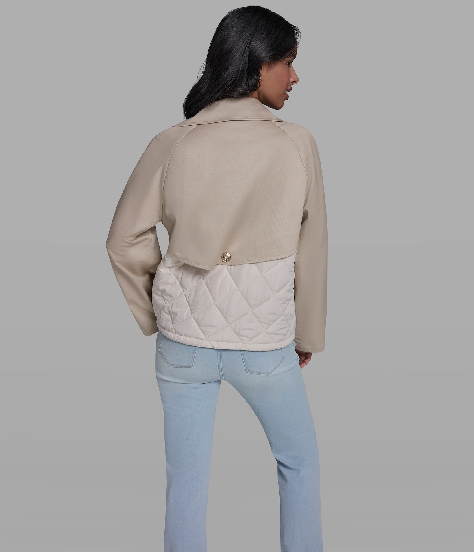 OVERSIZED CROPPED TRENCH COAT - Image 5