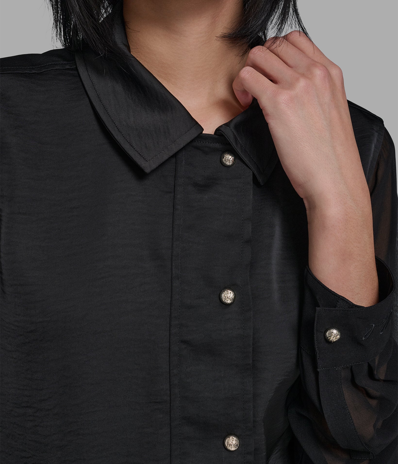 CO-ORD SILKY SHIRT JACKET - Image 6