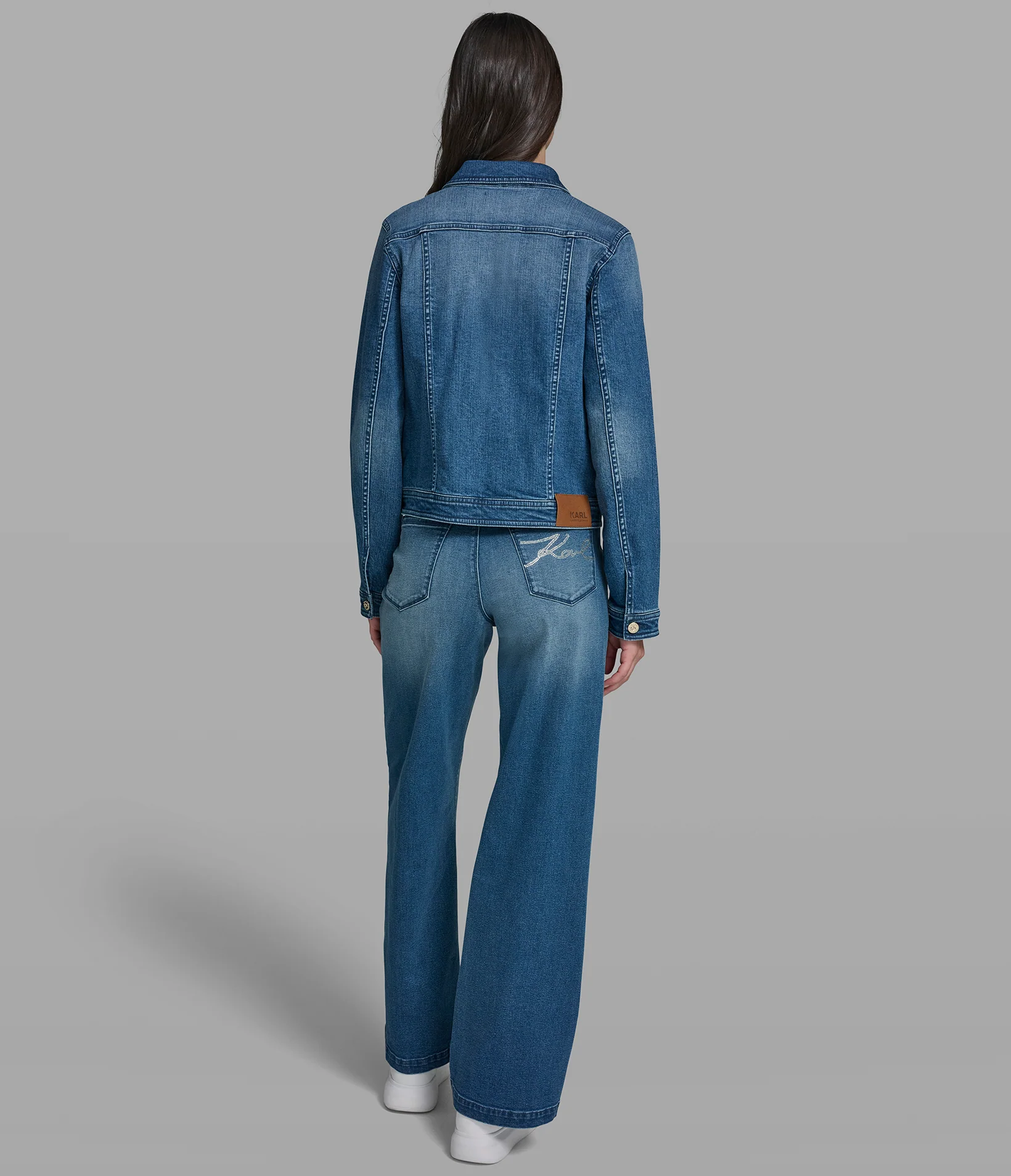 DENIM JACKET WITH PATCHES - Image 6