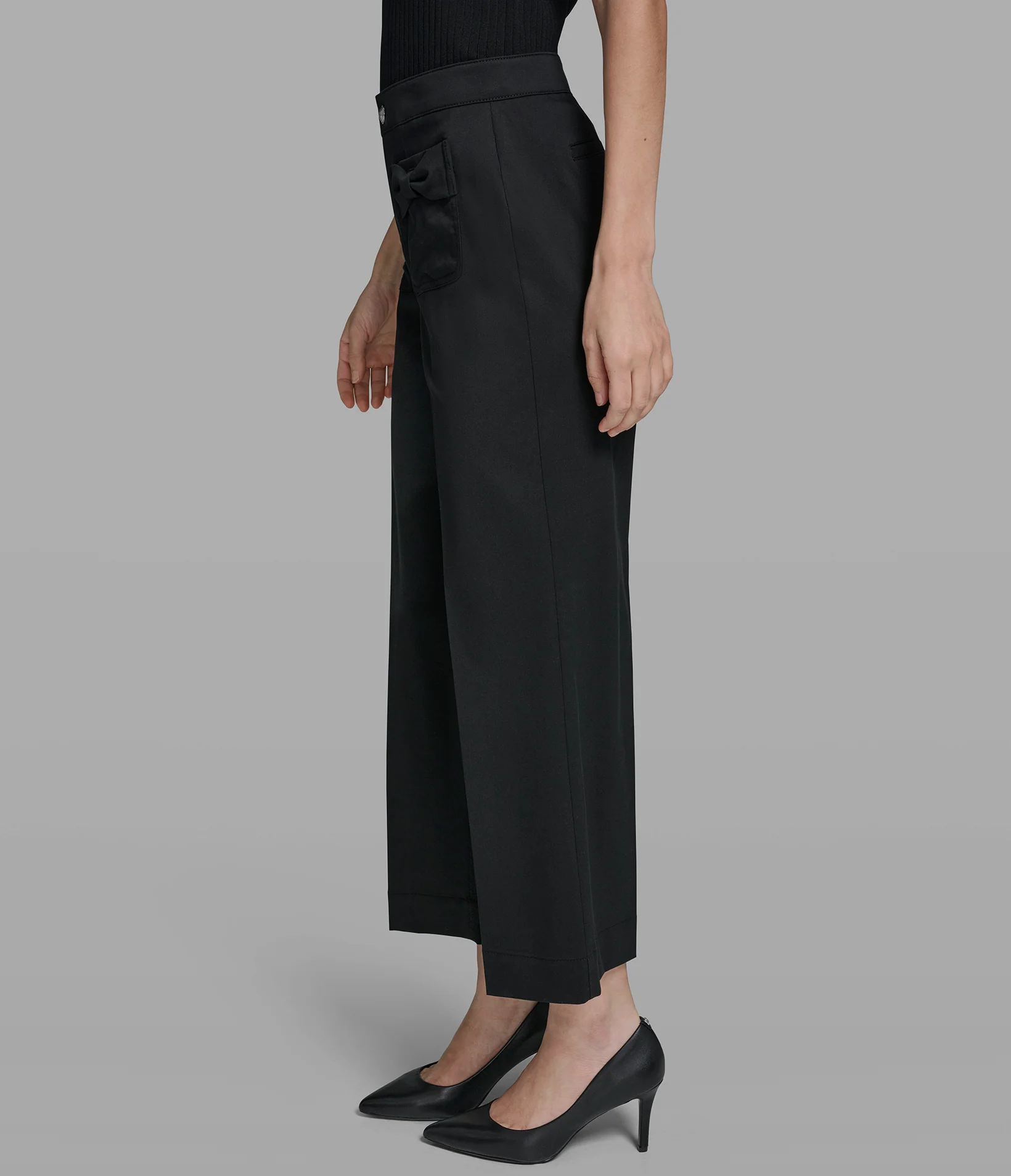 WIDE LEG PANT WITH BOW POCKETS - Image 3