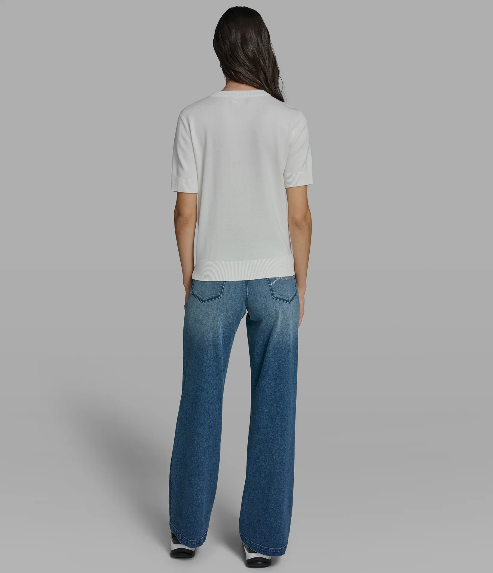 SHORT SLEEVE DUO SWEATER - Image 6