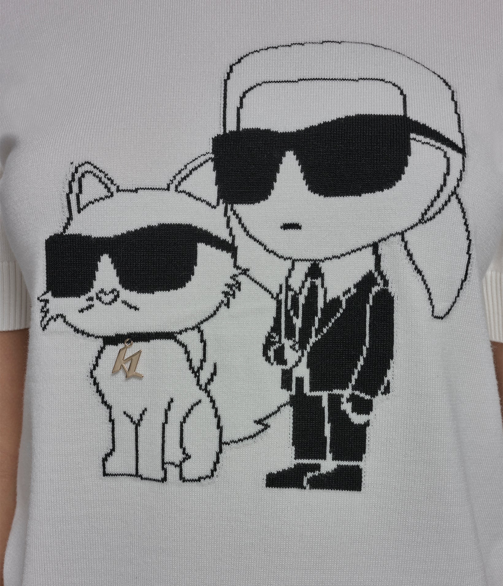 SHORT SLEEVE DUO SWEATER - Image 7
