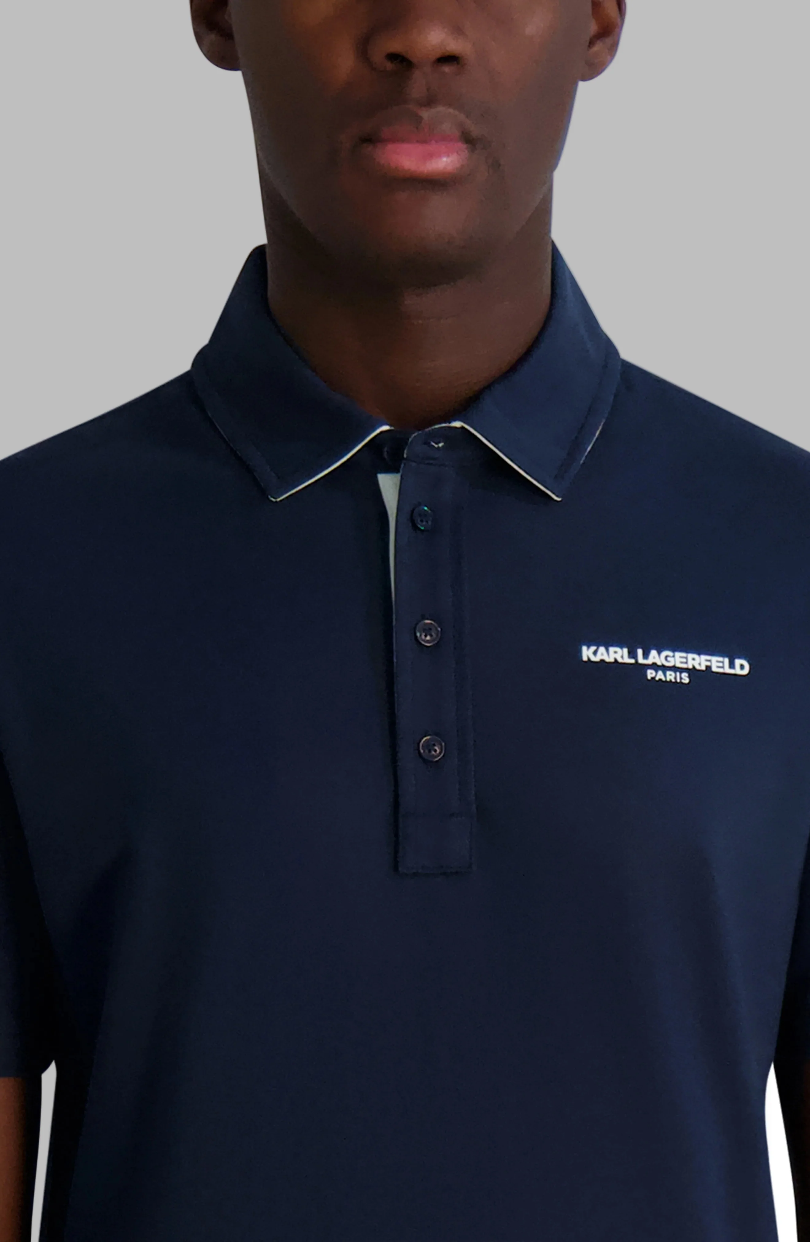 LOGO POLO WITH PLACKET DETAIL - Image 5