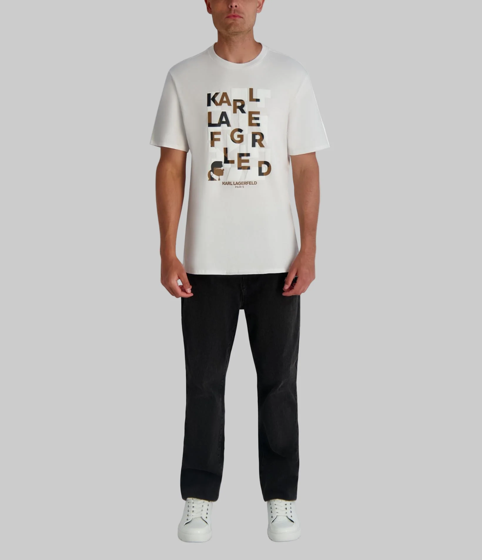 KARL STACKED LOGO TEE - Image 4