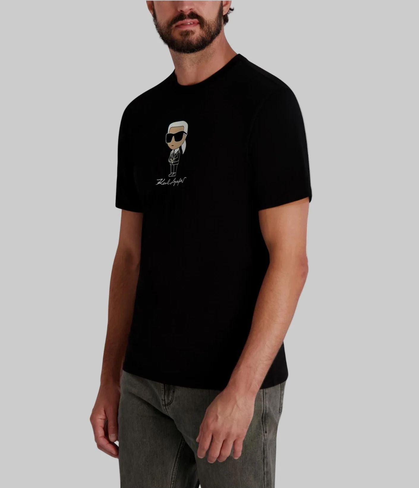 SMALL KARL WITH FLOCKING SUIT AND GLASSES TEE - Image 3