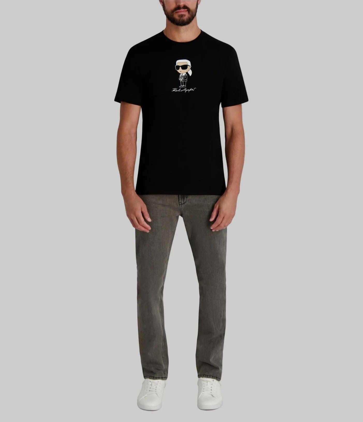 SMALL KARL WITH FLOCKING SUIT AND GLASSES TEE - Image 4