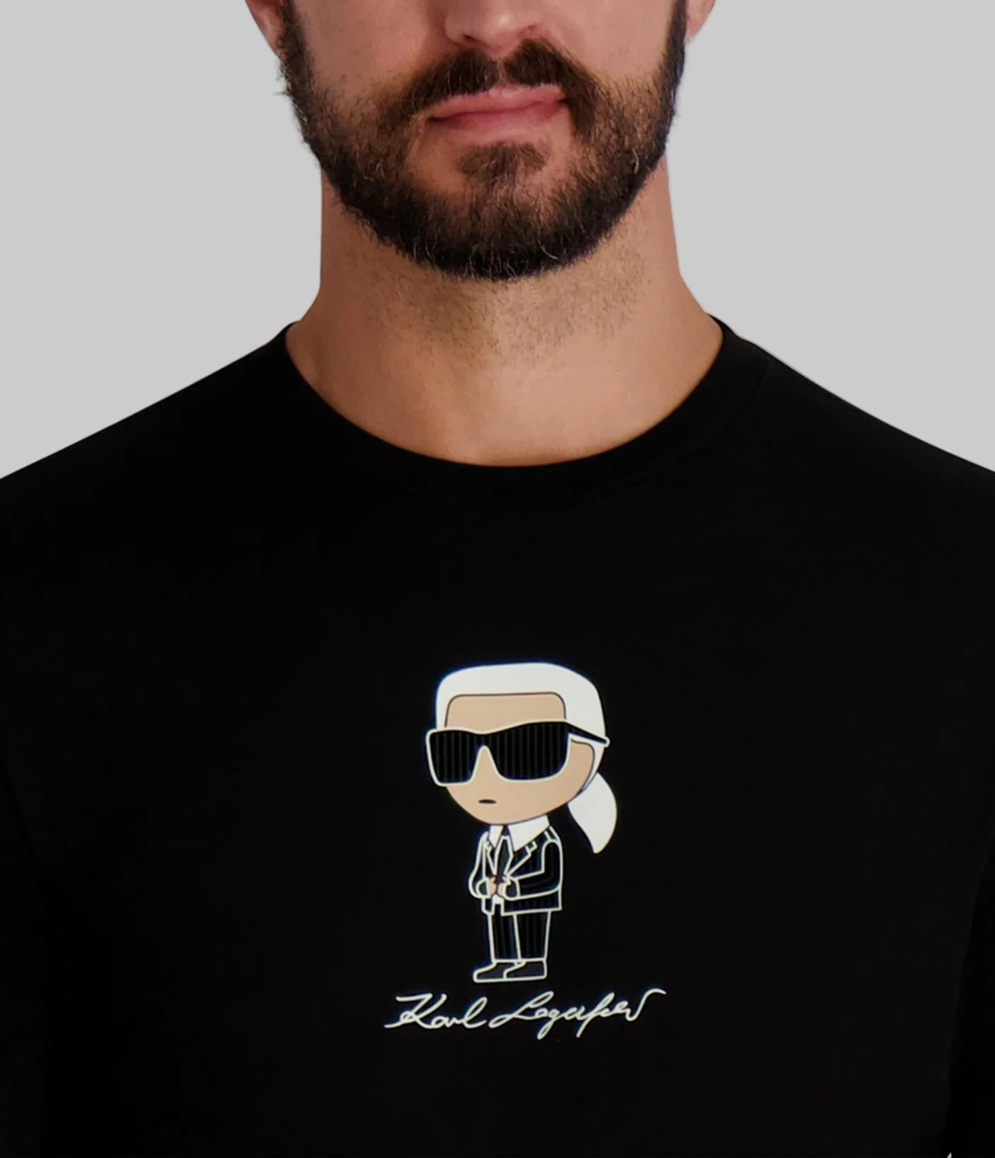 SMALL KARL WITH FLOCKING SUIT AND GLASSES TEE - Image 5