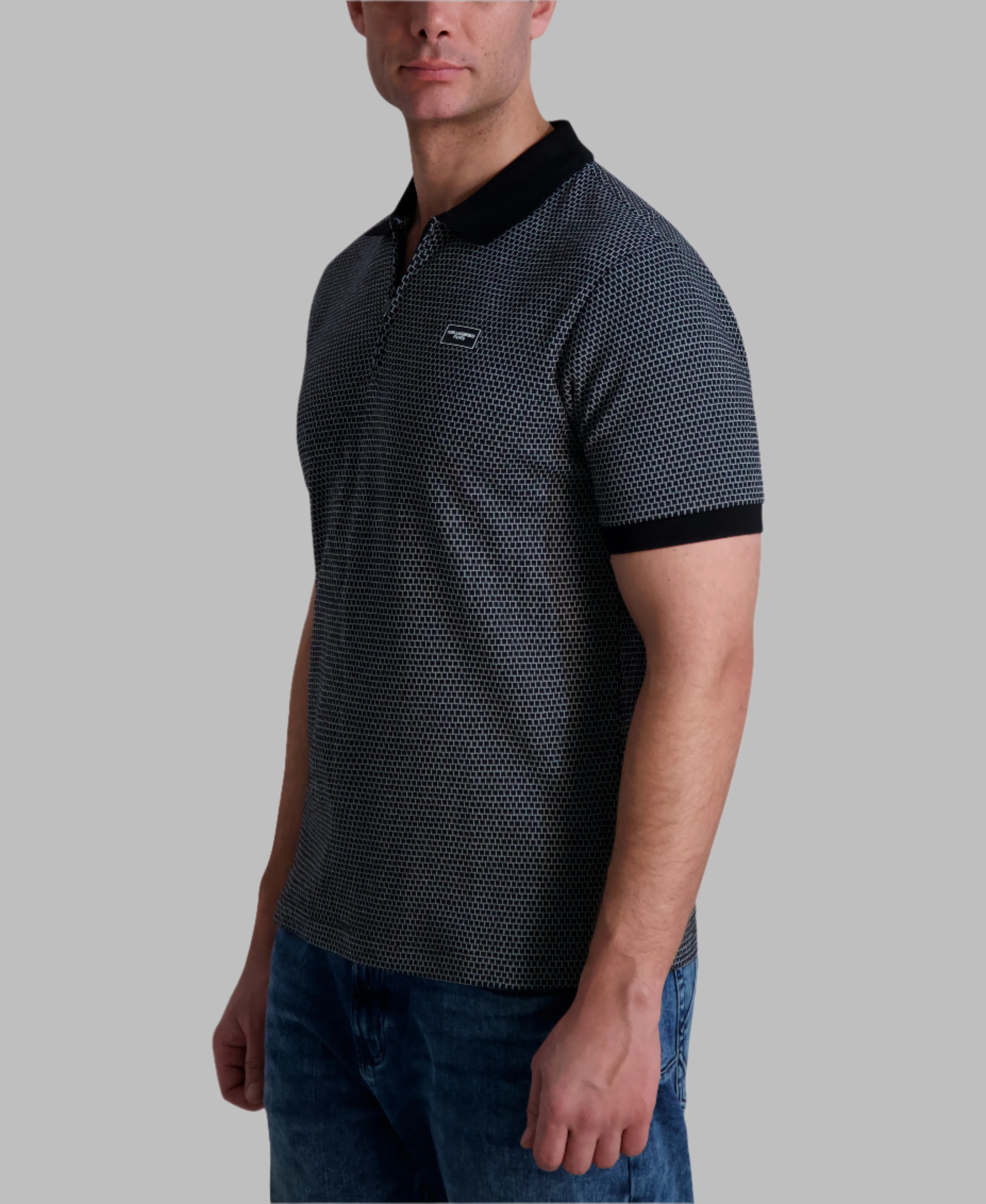 TEXTURED PERFORMANCE POLO - Image 3
