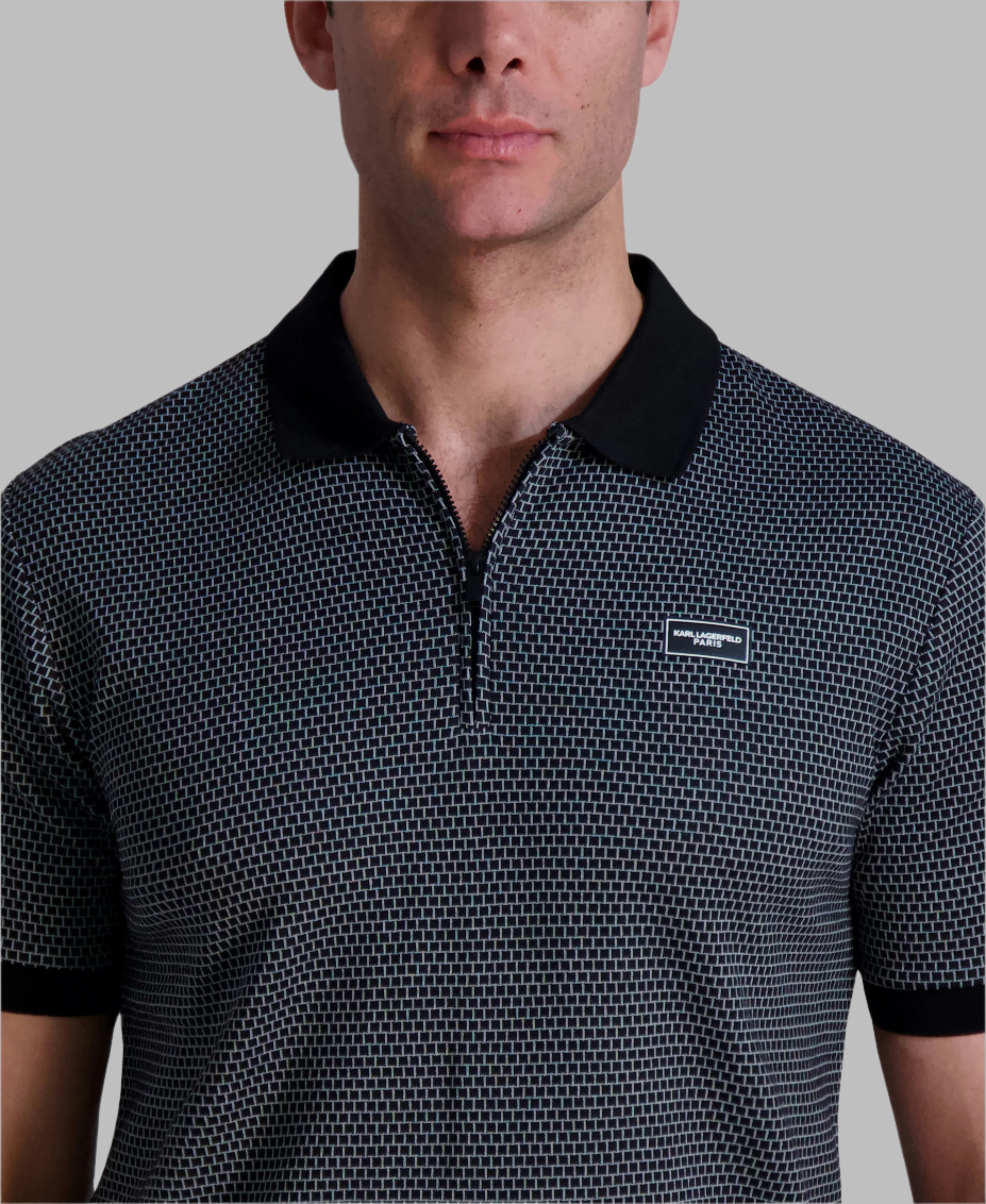 TEXTURED PERFORMANCE POLO - Image 5