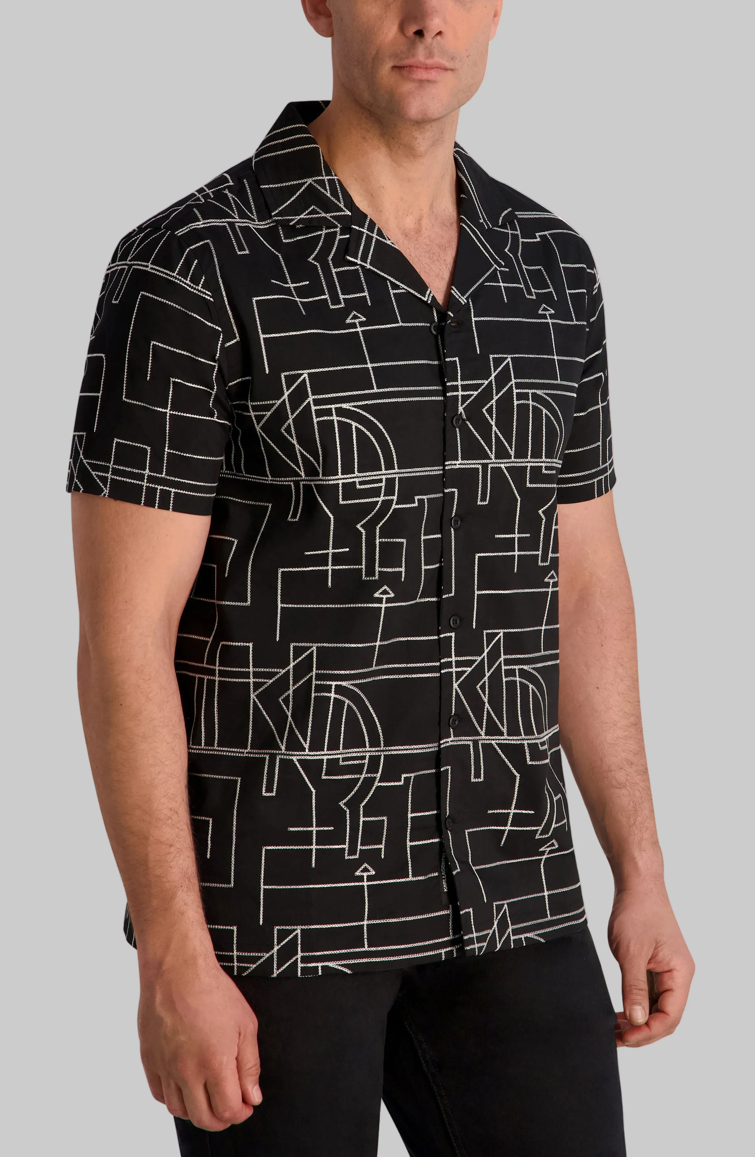 SHORT SLEEVE CAMP SHIRT - Image 3